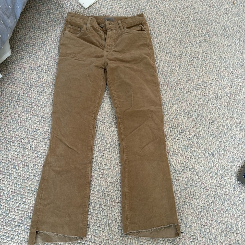 NWT Mother Insider corduroy size 25